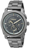 Shop Authentic Fossil Machine Chronograph Grey Dial Grey Steel Strap Watch for Men - FS5172 - Luxxuri