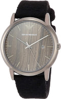 Shop Authentic Emporio Armani Luigi Analog Brown Dial Black Leather Strap Watch For Men - AR11156 - Luxxuri