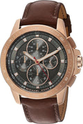  Shop Authentic Michael Kors Ryker Analog Gray Dial Brown Leather Strap Watch For Men - MK8519 - Luxxuri