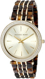  Shop Authentic Michael Kors Darci Gold Dial Brown Two Tone Steel Strap Watch for Women - MK4326 - Luxxuri