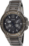  Shop Authentic Guess Rigor Multifunction Black Dial Black Steel Strap Watch For Men - W0218G1 - Luxxuri
