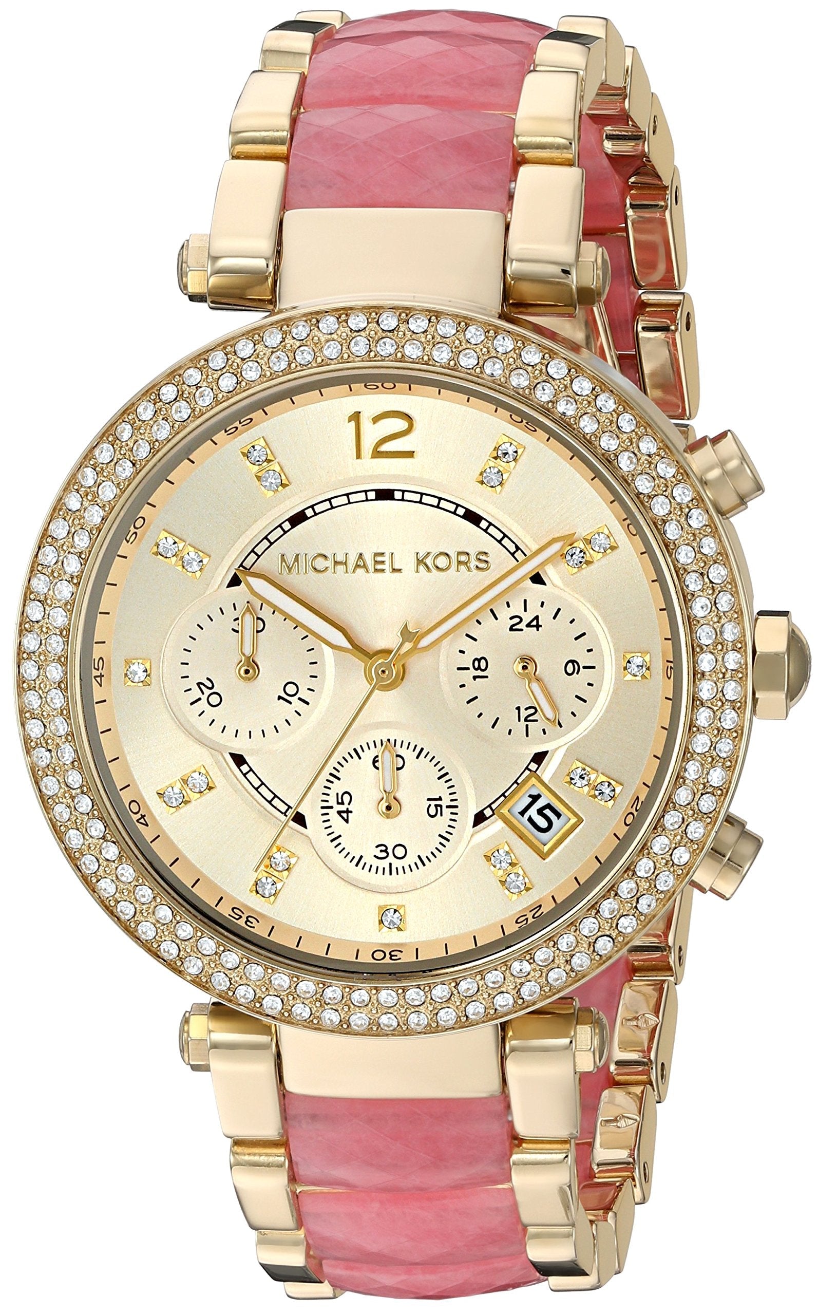  Shop Authentic Michael Kors Parker Gold Dial Two Tone Steel Strap Watch for Women - MK6363 - Luxxuri