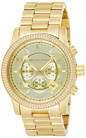  Shop Authentic Michael Kors Runway Gold Dial Gold Steel Strap Watch for Women - MK5575 - Luxxuri