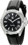  Shop Authentic Tag Heuer Aquaracer Caliber 5 Automatic Black Dial Black Rubber Strap Watch for Men - WAY2113.FT8021 - Luxxuri
