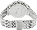 Shop Authentic Tommy Hilfiger Evan Grey Dial Silver Mesh Bracelet Watch for Men - 1710396 - Luxxuri