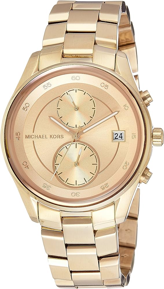  Shop Authentic Michael Kors Briar Analog Gold Dial Gold Steel Strap Watch For Women - MK6464 - Luxxuri