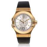  Shop Authentic Maserati Potenza Diamonds Silver Dial Black Leather Strap Watch For Women - R8851108505 - Luxxuri