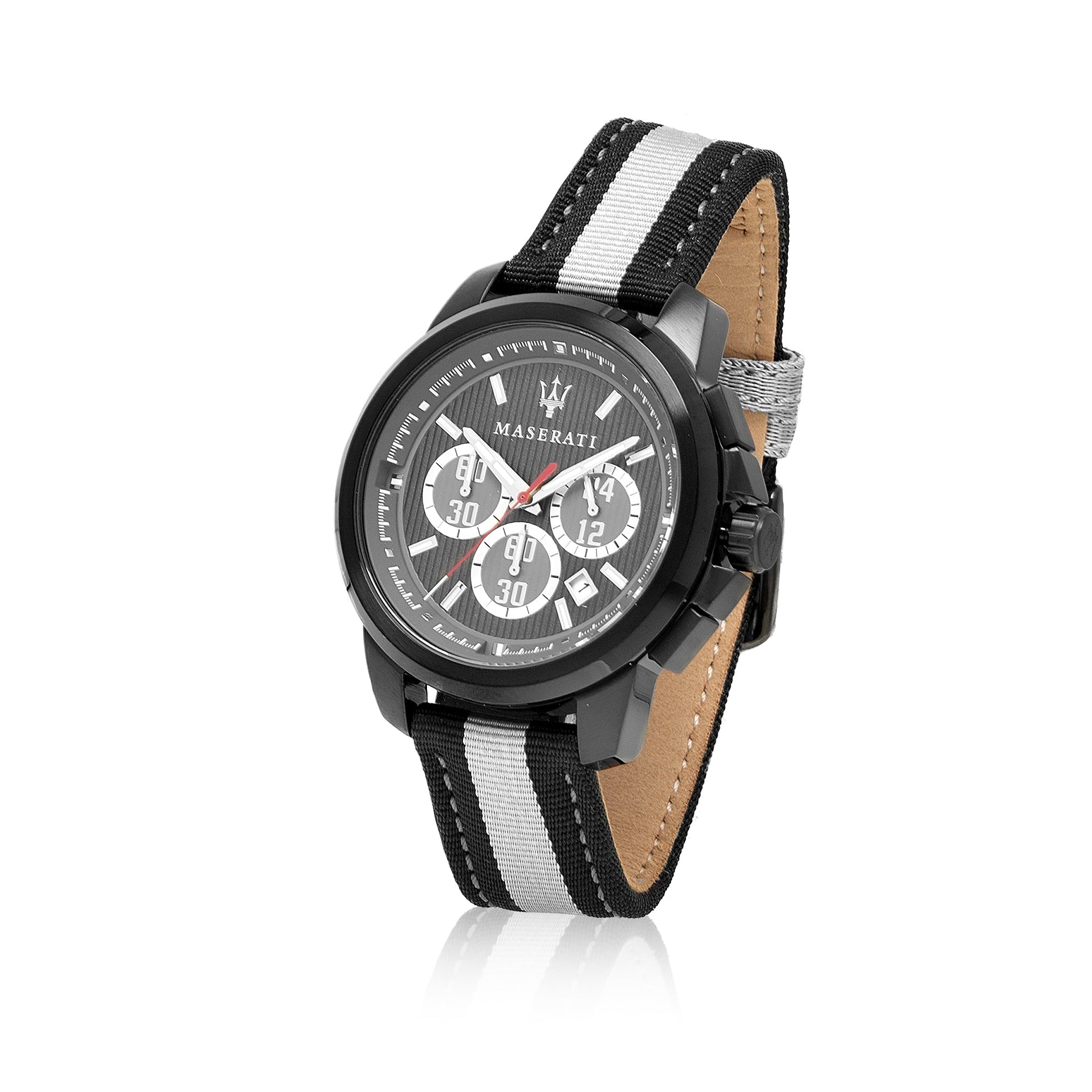  Shop Authentic Maserati Royale 44mm Black Dial Stainless Steel Fiber Strap Watch For Men - R8871637002 - Luxxuri