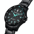  Shop Authentic Maserati SFIDA Aqua Edition Analog Black Dial Black Steel Strap Watch For Men - R8853144001 - Luxxuri