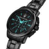  Shop Authentic Maserati Successo Aqua Edition Black Dial Stainless Steel Strap Watch For Men - R8873644003 - Luxxuri