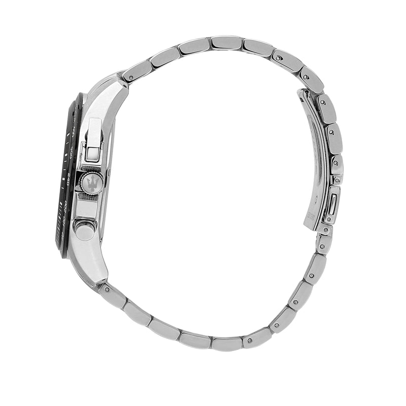  Shop Authentic Maserati Traguardo Chronograph Silver Dial Silver Steel Strap Watch For Men - R8873612049 - Luxxuri