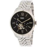  Shop Authentic Fossil Townsman Black Dial Silver Steel Strap Watch for Men - ME3107 - Luxxuri