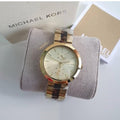  Shop Authentic Michael Kors Garner Multifunction Gold Dial Two Tone Steel Strap Watch For Women - MK6471 - Luxxuri