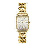  Shop Authentic Guess Vanity Diamonds Silver Dial Gold Steel Strap Watch for Women - W1030L2 - Luxxuri