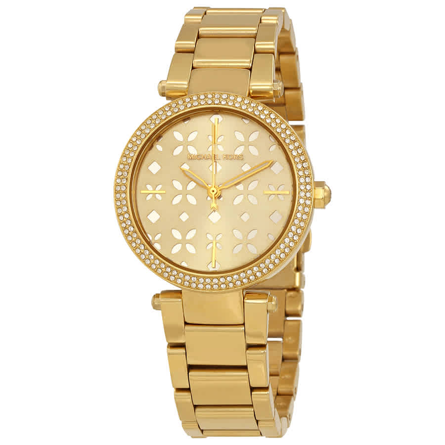  Shop Authentic Michael Kors Parker Gold Dial Gold Steel Strap Watch for Women - MK6469 - Luxxuri