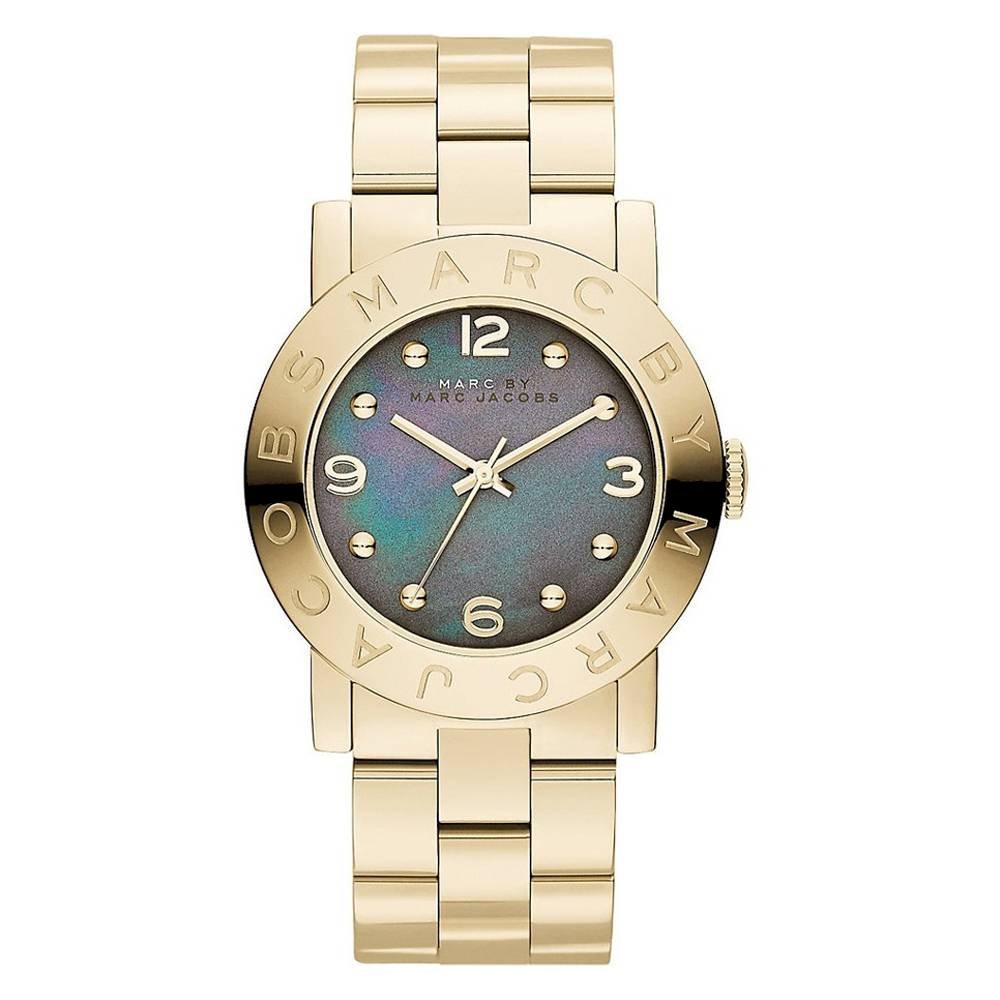  Shop Authentic Marc Jacobs Amy Green Dial Gold Steel Strap Watch for Women - MBM8609 - Luxxuri