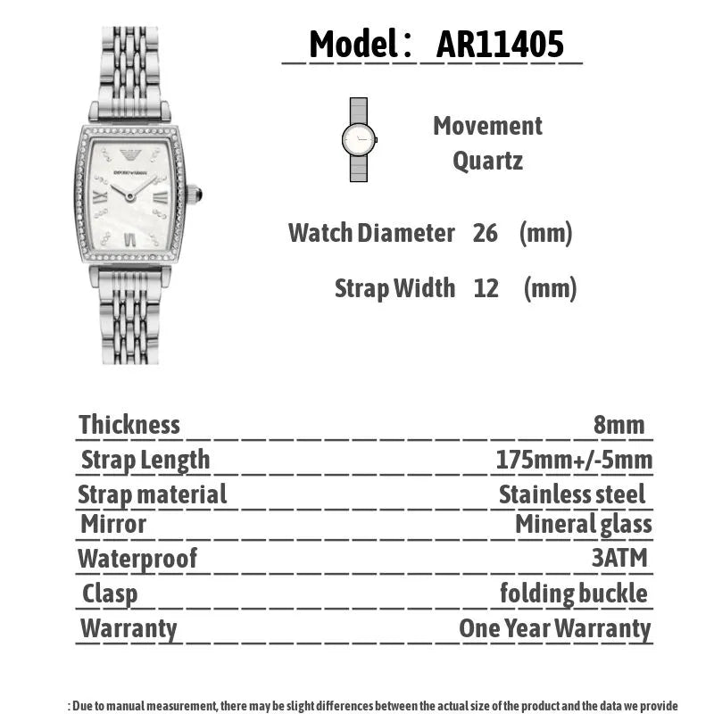  Shop Authentic Emporio Armani Gianni T-Bar Quartz White Dial Silver Steel Strap Watch For Women - AR11405 - Luxxuri