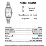  Shop Authentic Emporio Armani Gianni T-Bar Quartz White Dial Silver Steel Strap Watch For Women - AR11405 - Luxxuri