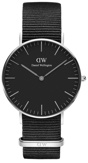  Shop Authentic Daniel Wellington Classic Cornwall Black Dial Black Nylon Strap Watch For Women - DW00100149 - Luxxuri