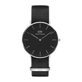  Shop Authentic Daniel Wellington Classic Cornwall Black Dial Black Nylon Strap Watch For Women - DW00100149 - Luxxuri