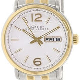  Shop Authentic Marc Jacobs Fergus White Dial Two Tone Steel Strap Watch for Men - MBM5079 - Luxxuri