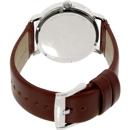  Shop Authentic Marc Jacobs Fergus White Dial Brown Leather Strap Watch for Women - MBM8649 - Luxxuri