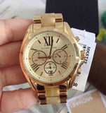  Shop Authentic Michael Kors Bradshaw Gold Dial Gold Steel Strap Watch for Women - MK5722 - Luxxuri
