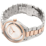  Shop Authentic Marc Jacobs Tether Transparent White Dial Two Tone Steel Strap Watch for Women - MBM3436 - Luxxuri