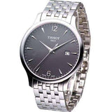 Shop Authentic Tissot T Classic Tradition Grey Dial Silver Steel Strap Watch For Men - T063.610.11.067.00 - Luxxuri