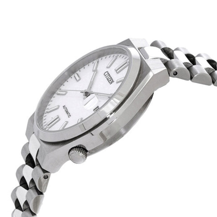  Shop Authentic Citizen Tsuyosa Automatic White Dial Silver Steel Strap Watch For Men - NJ0150-81A - Luxxuri