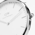  Shop Authentic Daniel Wellington Classic Glasgow White Dial Two Tone NATO Strap Watch For Men - DW00100018 - Luxxuri