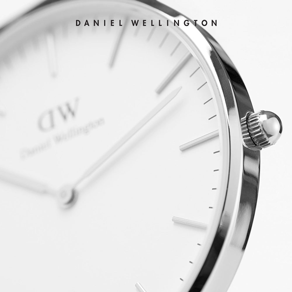  Shop Authentic Daniel Wellington Classic Glasgow White Dial Two Tone NATO Strap Watch For Men - DW00100018 - Luxxuri