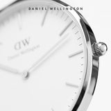  Shop Authentic Daniel Wellington Classic Glasgow White Dial Two Tone NATO Strap Watch For Men - DW00100018 - Luxxuri