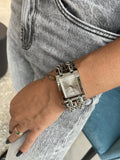  Shop Authentic Guess Mod Heavy Metal Silver Dial Silver Steel Strap Watch For Women - W1117L1 - Luxxuri