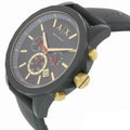  Shop Authentic Armani Exchange Outerbanks Chronograph Blue Dial Blue Silicone Strap Watch For Men - AX1335 - Luxxuri