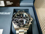  Shop Authentic Tag Heuer Formula 1 Chronograph Black Dial Silver Steel Strap Watch for Men - CAZ101H.BA0842 - Luxxuri
