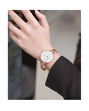  Shop Authentic Calvin Klein Drift White Dial Rose Gold Steel Strap Watch for Women - K6S2N616 - Luxxuri