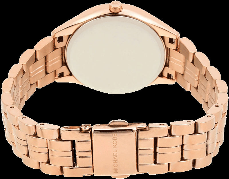  Shop Authentic Michael Kors Lauryn Mother of Pearl Dial Rose Gold Steel Strap Watch for Women - MK3716 - Luxxuri