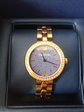 Shop Authentic Swarovski Daytime Glittering Blue Dial Rose Gold Steel Strap Watch for Women - 5182277 - Luxxuri