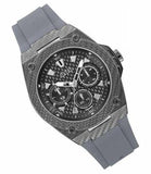  Shop Authentic Guess Legacy Grey Dial Grey Silicone Strap Watch For Men - W1048G1 - Luxxuri
