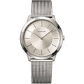  Shop Authentic Calvin Klein Minimal White Dial Silver Mesh Bracelet Watch for Men - K3M22126 - Luxxuri