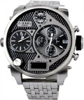  Shop Authentic Diesel Mr Daddy 1.0 Black Dial Stainless Steel Stainless Watch For Men - DZ7221 - Luxxuri