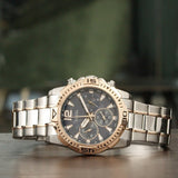  Shop Authentic Guess Commander Chronograph Blue Dial Two Tone Steel Strap Watch for Men - GW0056G5 - Luxxuri