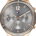  Shop Authentic Tommy Hilfiger Eve Chronograph Quartz Grey Dial Rose Gold Steel Strap Watch For Women - 1782277 - Luxxuri