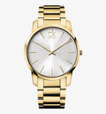 Shop Authentic Calvin Klein City White Dial Gold Steel Strap Watch for Women - K2G23546 - Luxxuri