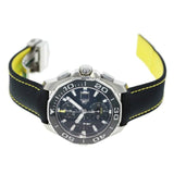  Shop Authentic Tag Heuer Aquaracer Automatic Chronograph Black Dial Black Nylon Strap Watch for Men - CAY211A.FC6361 - Luxxuri