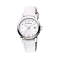 Shop Authentic Burberry The City White Dial White Leather Strap Watch for Women - BU9128 - Luxxuri