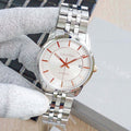  Shop Authentic Calvin Klein Infinity Silver Dial Silver Steel Strap Watch for Men - K5S34B46 - Luxxuri