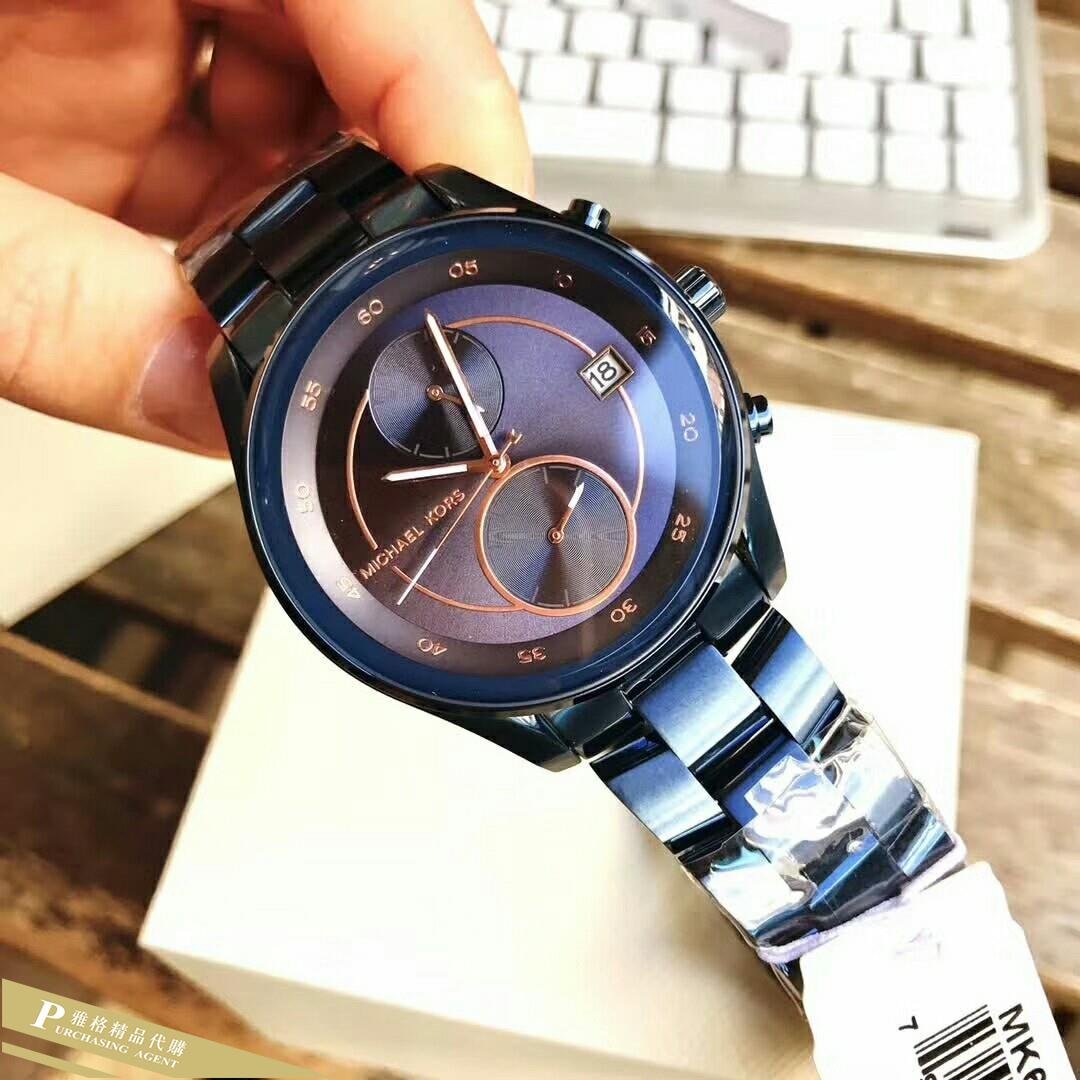  Shop Authentic Michael Kors Briar Blue Dial Blue Steel Strap Watch For Women - MK6468 - Luxxuri