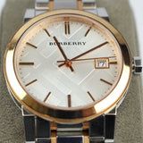  Shop Authentic Burberry The City White Dial Two Tone Steel Strap Watch for Women - BU9105 - Luxxuri